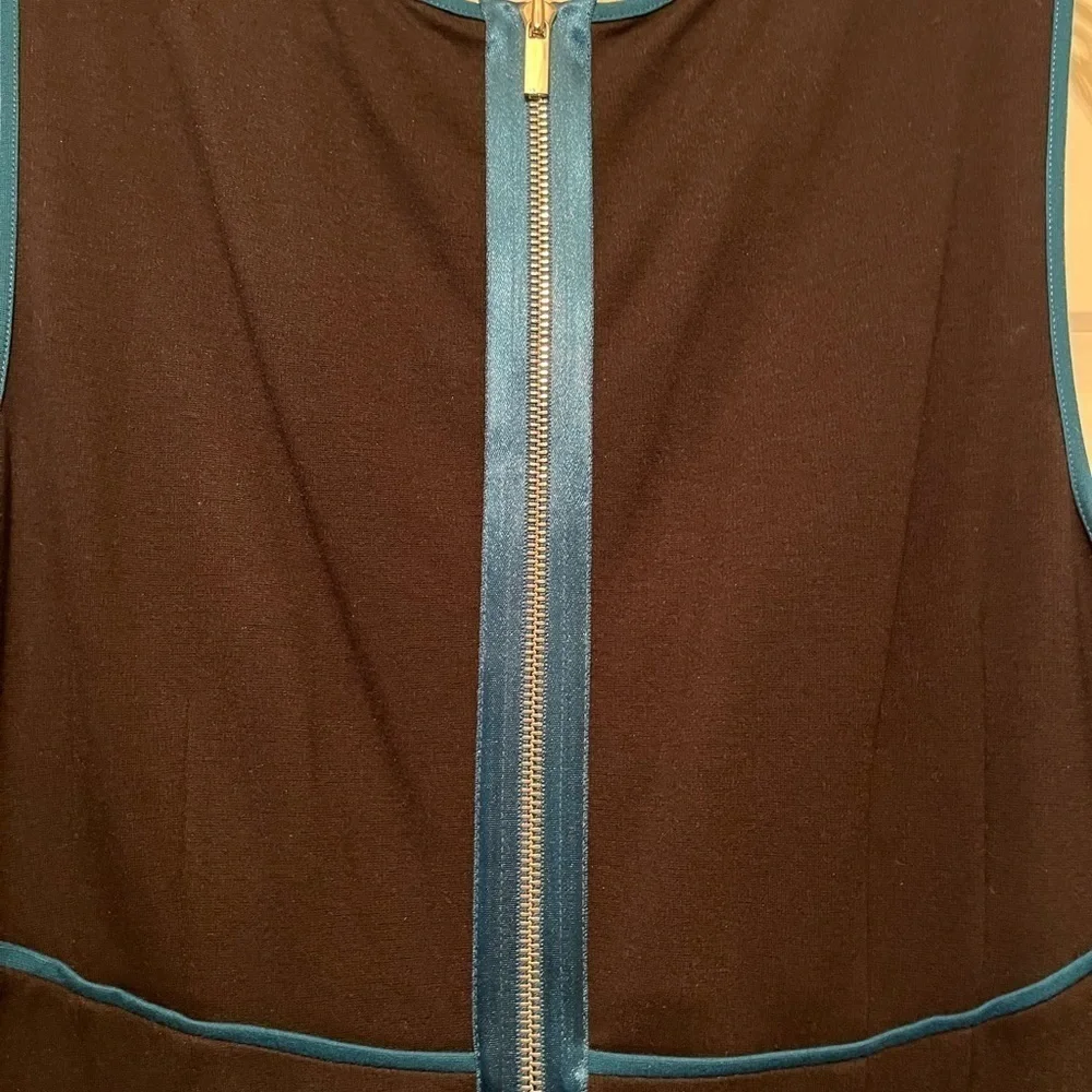 Professional Ann Taylor Sheath Dress Color Blocking Size 10 - Picture 7 of 7